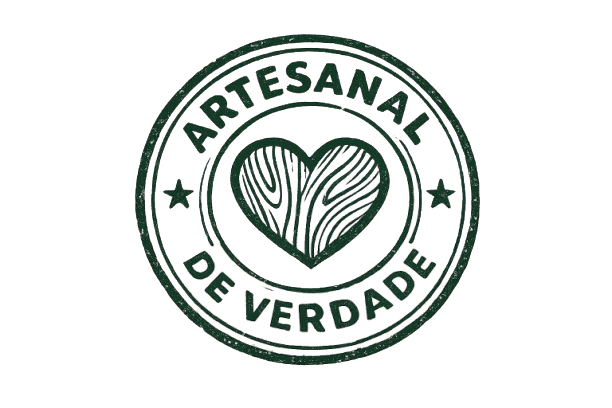 Selo artesanal de verdade